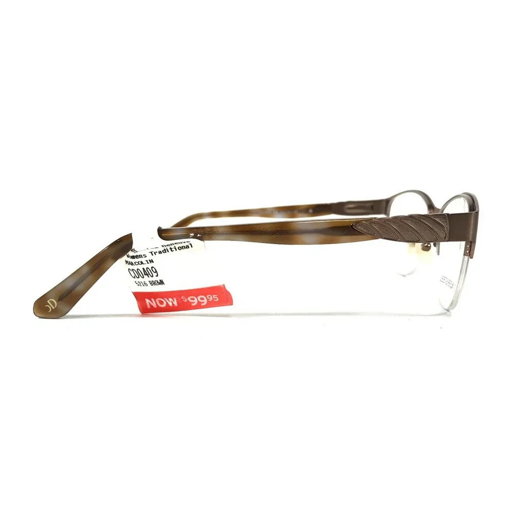 Catherine Deneuve Eyeglasses Frames CD0409 046 Brown Cat Eye Round 52-16-135